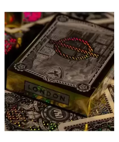 London Diffractor Gold – Premium Playing Cards | Emagie.ro 2