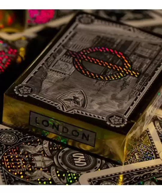 London Diffractor Gold – Cărți de joc premium | Emagie.ro