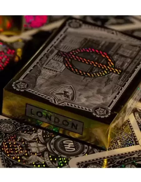 London Diffractor Gold – Cărți de joc premium | Emagie.ro