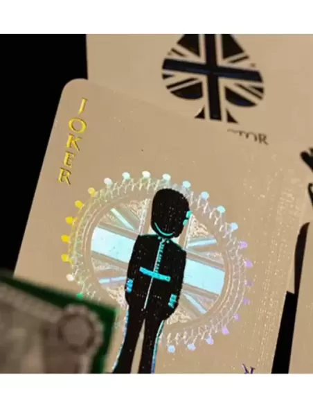 London Diffractor Gold – Cărți de joc premium | Emagie.ro