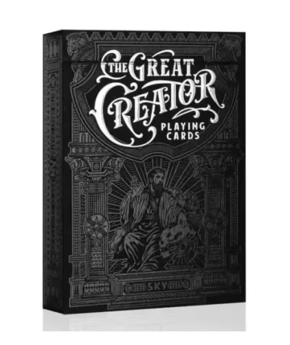 The Great Creator Sky Silver – Cărți de joc premium | Emagie.ro