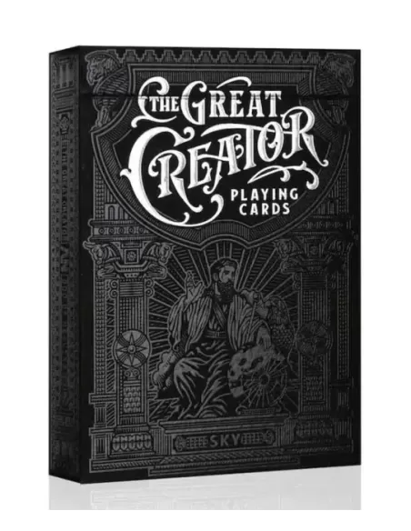 The Great Creator Sky Silver – Premium Playing Cards | Emagie.ro