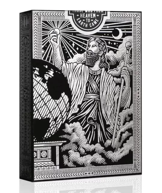 The Great Creator Sky Silver – Premium Playing Cards | Emagie.ro