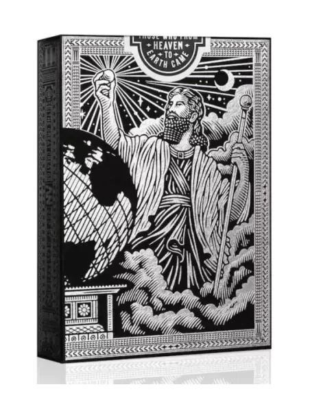 The Great Creator Sky Silver – Premium Playing Cards | Emagie.ro