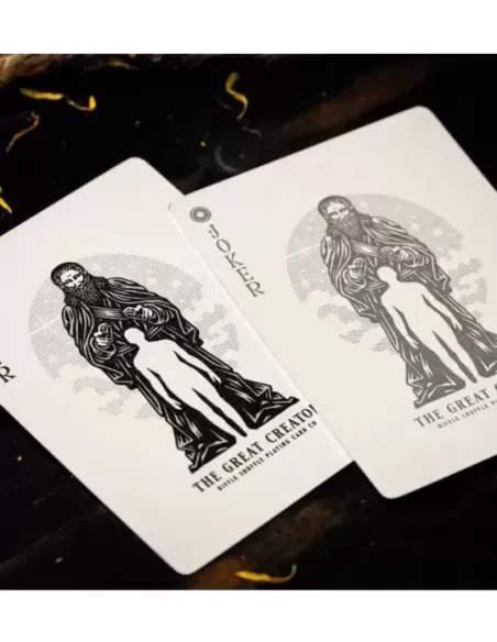 The Great Creator Sky Silver – Premium Playing Cards | Emagie.ro