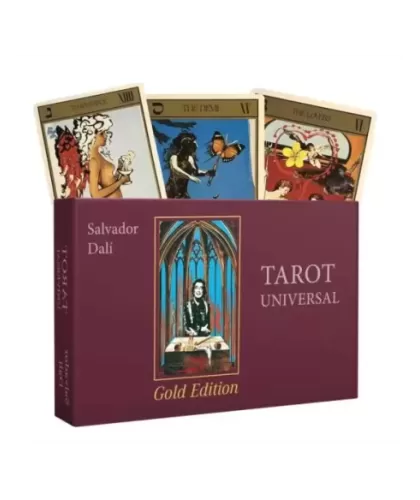 Salvador Dali Universal Tarot Gold Edition – Set tarot premium | Emagie.ro 2