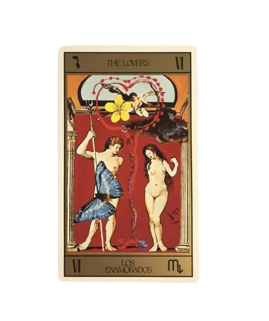 Salvador Dali Universal Tarot Gold Edition – Set tarot premium | Emagie.ro
