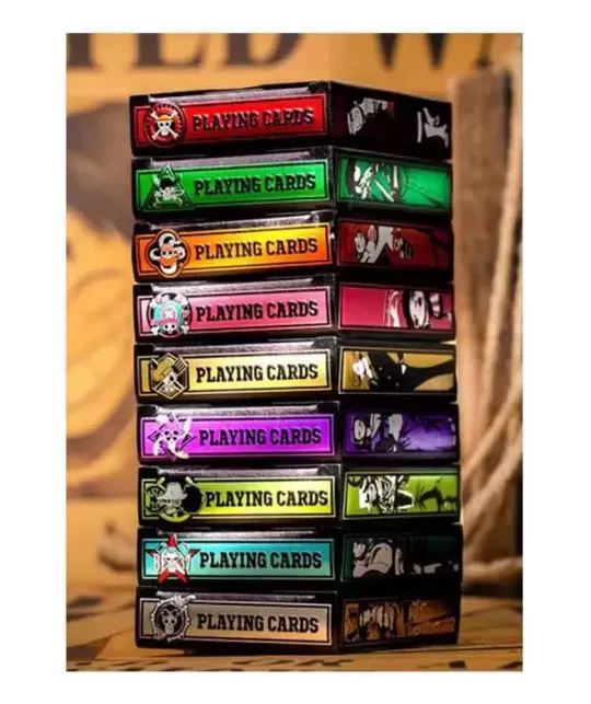 One Piece 9 Decks Set Exclusive Foiled Collection – Cărți de joc premium | Emagie.ro