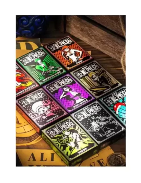 One Piece 9 Decks Set Exclusive Foiled Collection – Cărți de joc premium | Emagie.ro