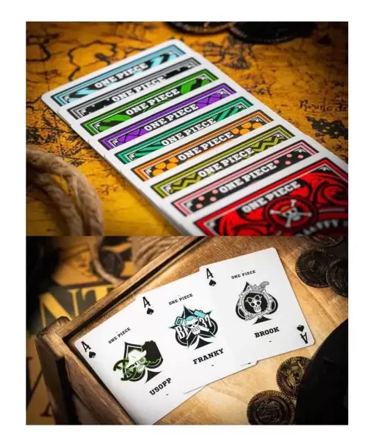 One Piece 9 Decks Set Exclusive Foiled Collection – Cărți de joc premium | Emagie.ro