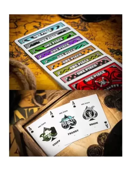 One Piece 9 Decks Set Exclusive Foiled Collection – Cărți de joc premium | Emagie.ro