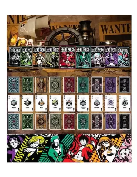 One Piece 9 Decks Set Exclusive Foiled Collection – Cărți de joc premium | Emagie.ro