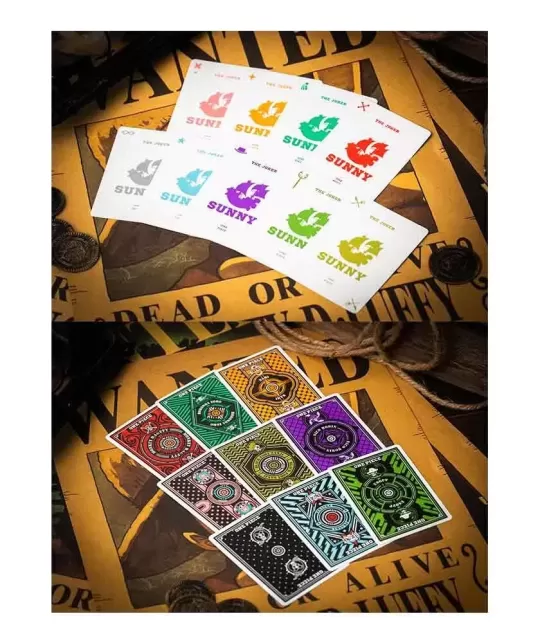 One Piece 9 Decks Set Exclusive Foiled Collection – Cărți de joc premium | Emagie.ro