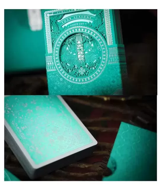 Four Seasons Leather Boxed Set – Cărți de joc premium | Emagie.ro