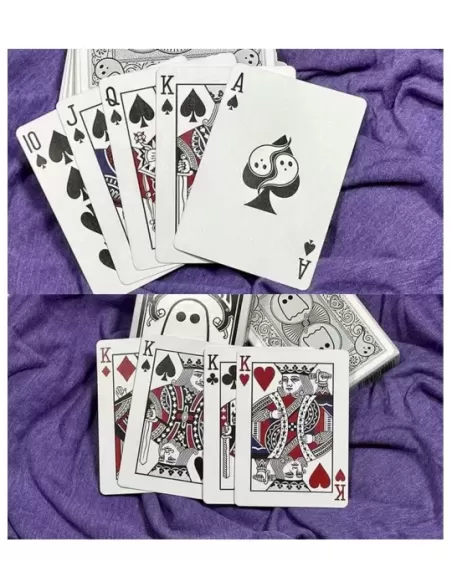 Bicycle Boo Back Grey – Cărți de joc premium | Emagie.ro