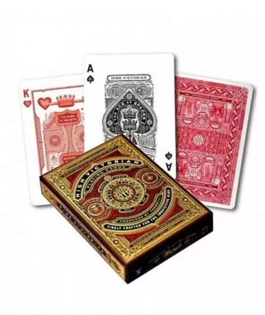 High Victorian Red by theory11 – Cărți de joc premium | Emagie.ro