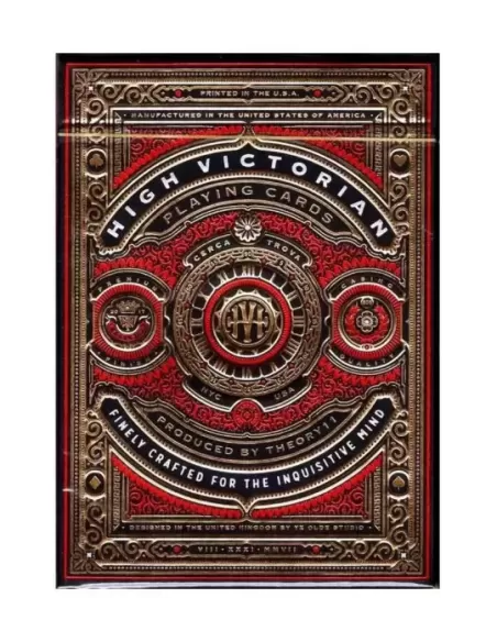 High Victorian Red by theory11 – Cărți de joc premium | Emagie.ro