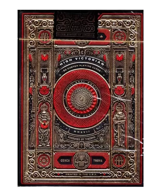 High Victorian Red by theory11 – Cărți de joc premium | Emagie.ro