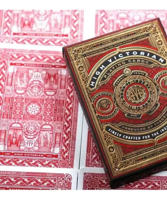 High Victorian Red by theory11 – Cărți de joc premium | Emagie.ro