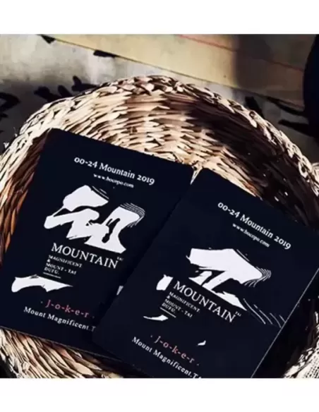 Mountain Wang Yue Black – Premium Playing Cards | Emagie.ro