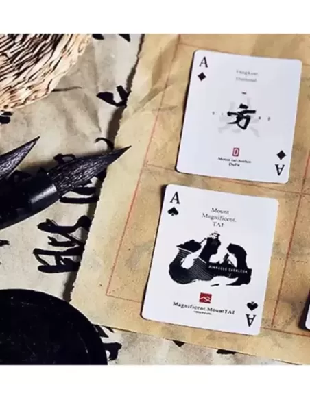 Mountain Wang Yue Black – Premium Playing Cards | Emagie.ro
