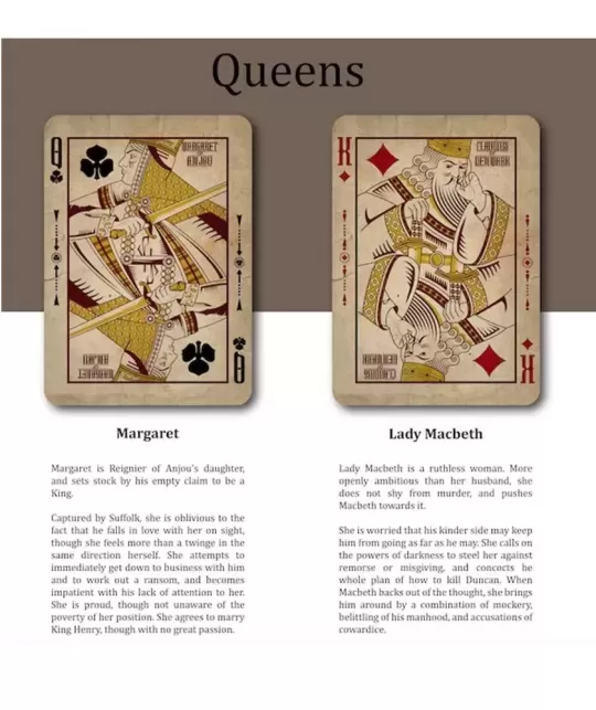 Shakespeare Antique – Cărți de joc premium | Emagie.ro