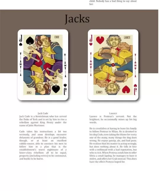 Shakespeare Black – Premium Playing Cards | Emagie.ro