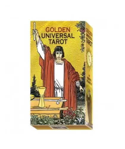 De Angelis Golden Universal Tarot – Set tarot elegant | Emagie.ro