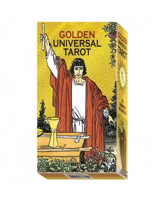 De Angelis Golden Universal Tarot – Set tarot elegant | Emagie.ro