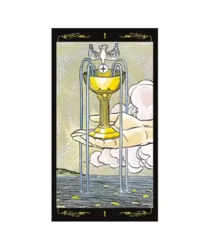 De Angelis Golden Universal Tarot – Set tarot elegant | Emagie.ro 2