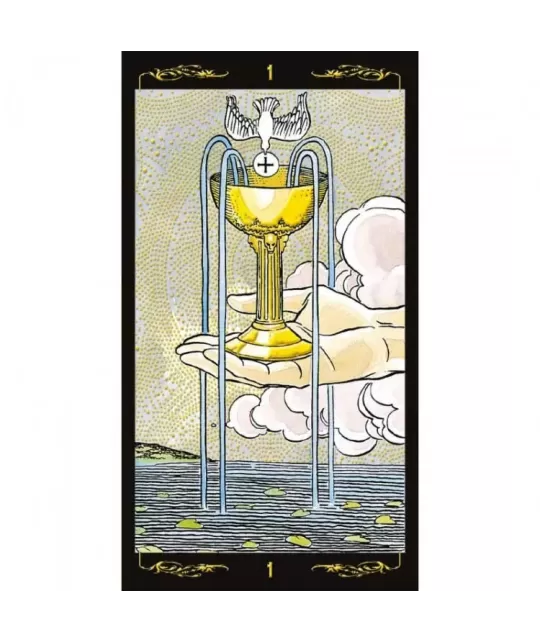De Angelis Golden Universal Tarot – Set tarot elegant | Emagie.ro