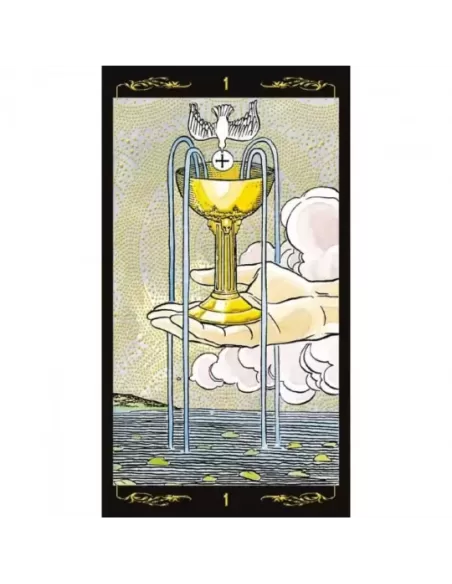 De Angelis Golden Universal Tarot – Set tarot elegant | Emagie.ro