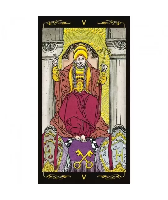 De Angelis Golden Universal Tarot – Set tarot elegant | Emagie.ro