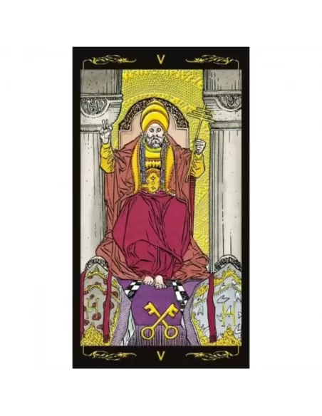 De Angelis Golden Universal Tarot – Set tarot elegant | Emagie.ro