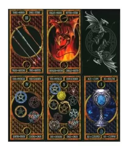 Dragons Anne Stokes – Set tarot mistic | Emagie.ro