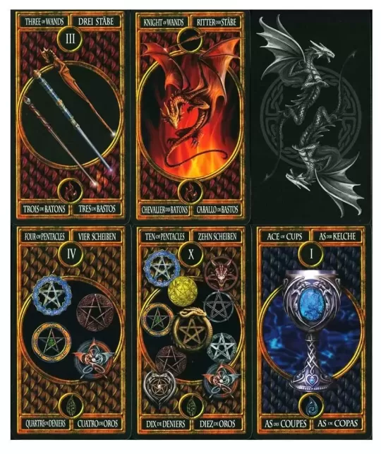 Dragons Anne Stokes – Set tarot mistic | Emagie.ro