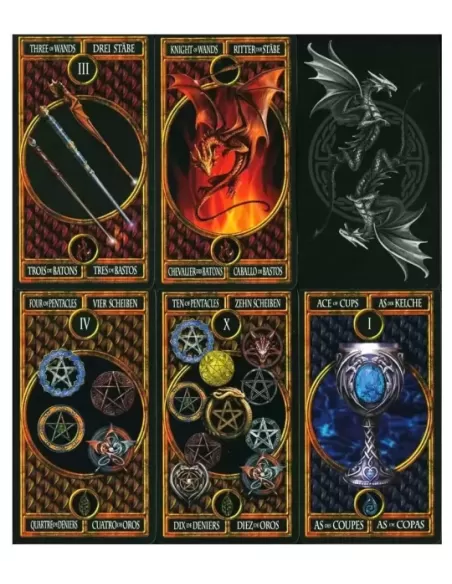Dragons Anne Stokes – Set tarot mistic | Emagie.ro