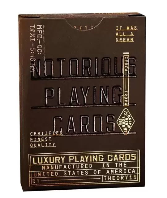 Notorious B.I.G. by Theory11 – Cărți de joc premium | Emagie.ro