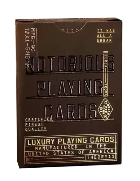 Notorious B.I.G. by Theory11 – Cărți de joc premium | Emagie.ro