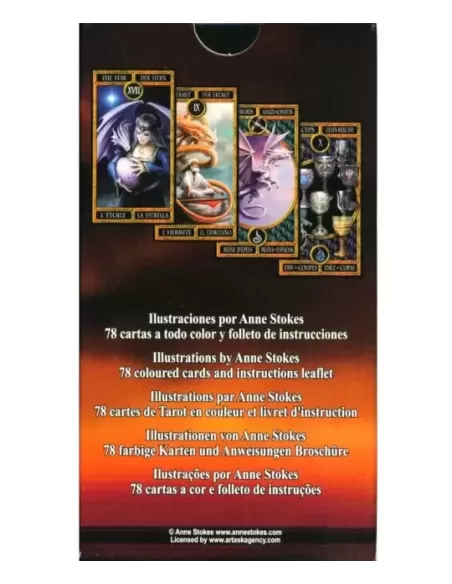 Dragons Anne Stokes – Set tarot mistic | Emagie.ro