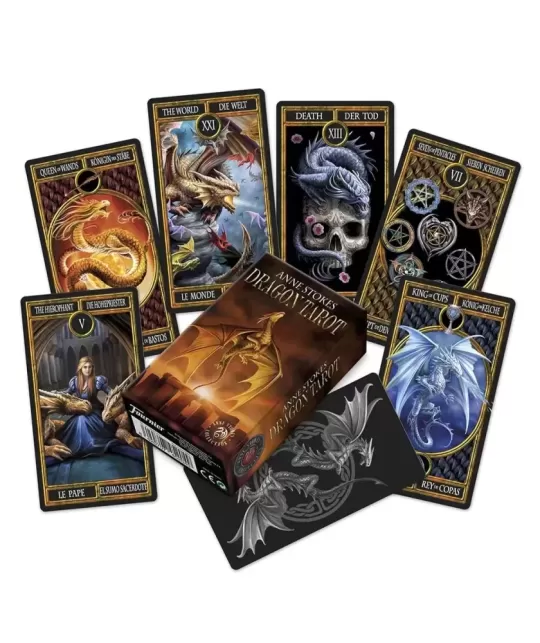 Dragons Anne Stokes – Set tarot mistic | Emagie.ro