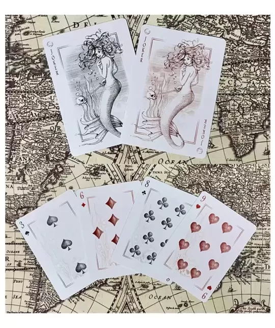 Bicycle Neptunes Graveyard Siren – Cărți de joc premium | Emagie.ro