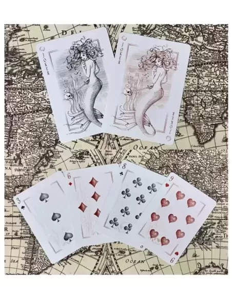 Bicycle Neptunes Graveyard Siren – Cărți de joc premium | Emagie.ro