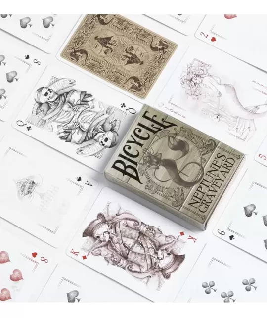 Bicycle Neptunes Graveyard Siren – Cărți de joc premium | Emagie.ro