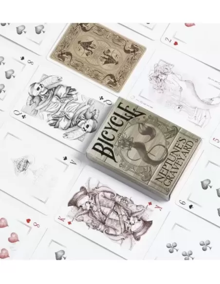 Bicycle Neptunes Graveyard Siren – Cărți de joc premium | Emagie.ro