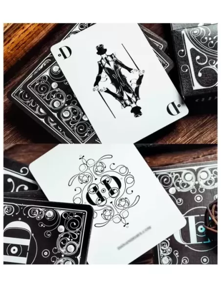 Smoke & Mirror Mirror - Black Standard Limited Edition Playing Cards | Emagie.ro