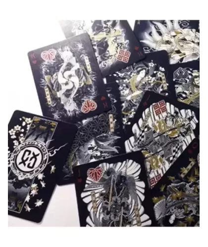 Sumi Kitsune Myth Maker Blue Craft Letterpressed Tuck – Cărți de joc premium | Emagie.ro 2