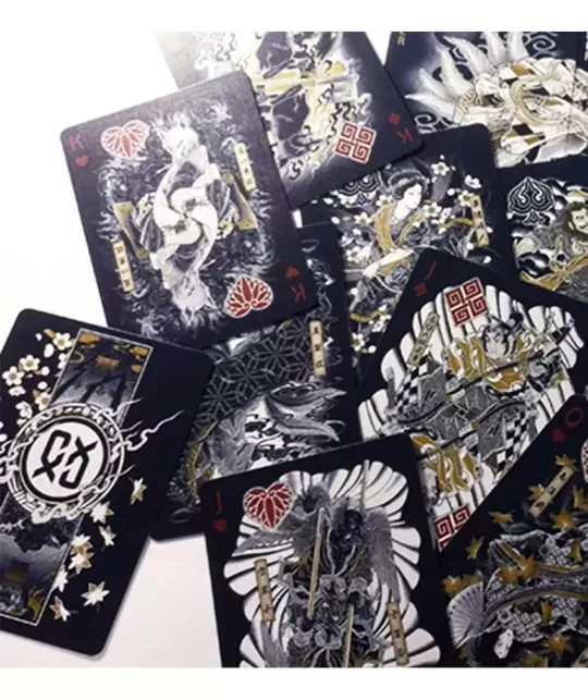 Sumi Kitsune Myth Maker Blue Craft Letterpressed Tuck – Cărți de joc premium | Emagie.ro