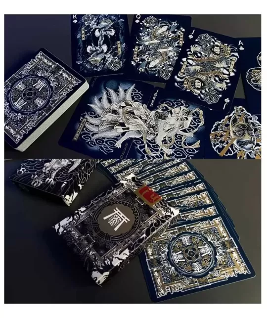 Sumi Kitsune Myth Maker Blue – Cărți de joc premium | Emagie.ro