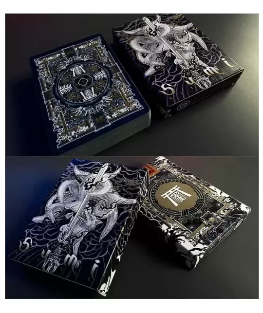 Sumi Kitsune Myth Maker Blue – Cărți de joc premium | Emagie.ro